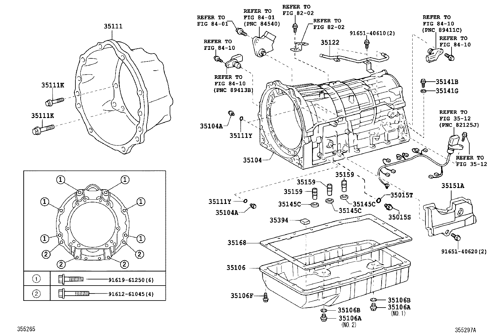  SC430 |  TRANSMISSION CASE OIL PAN ATM