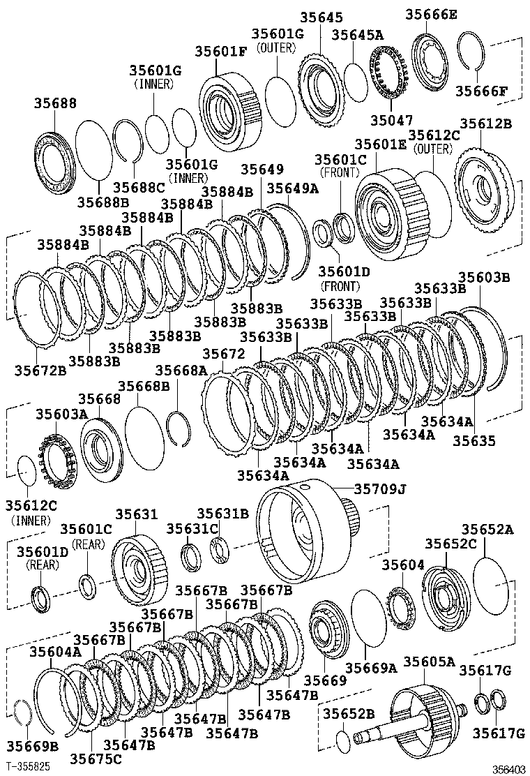  IS F |  BRAKE BAND MULTIPLE DISC CLUTCH ATM