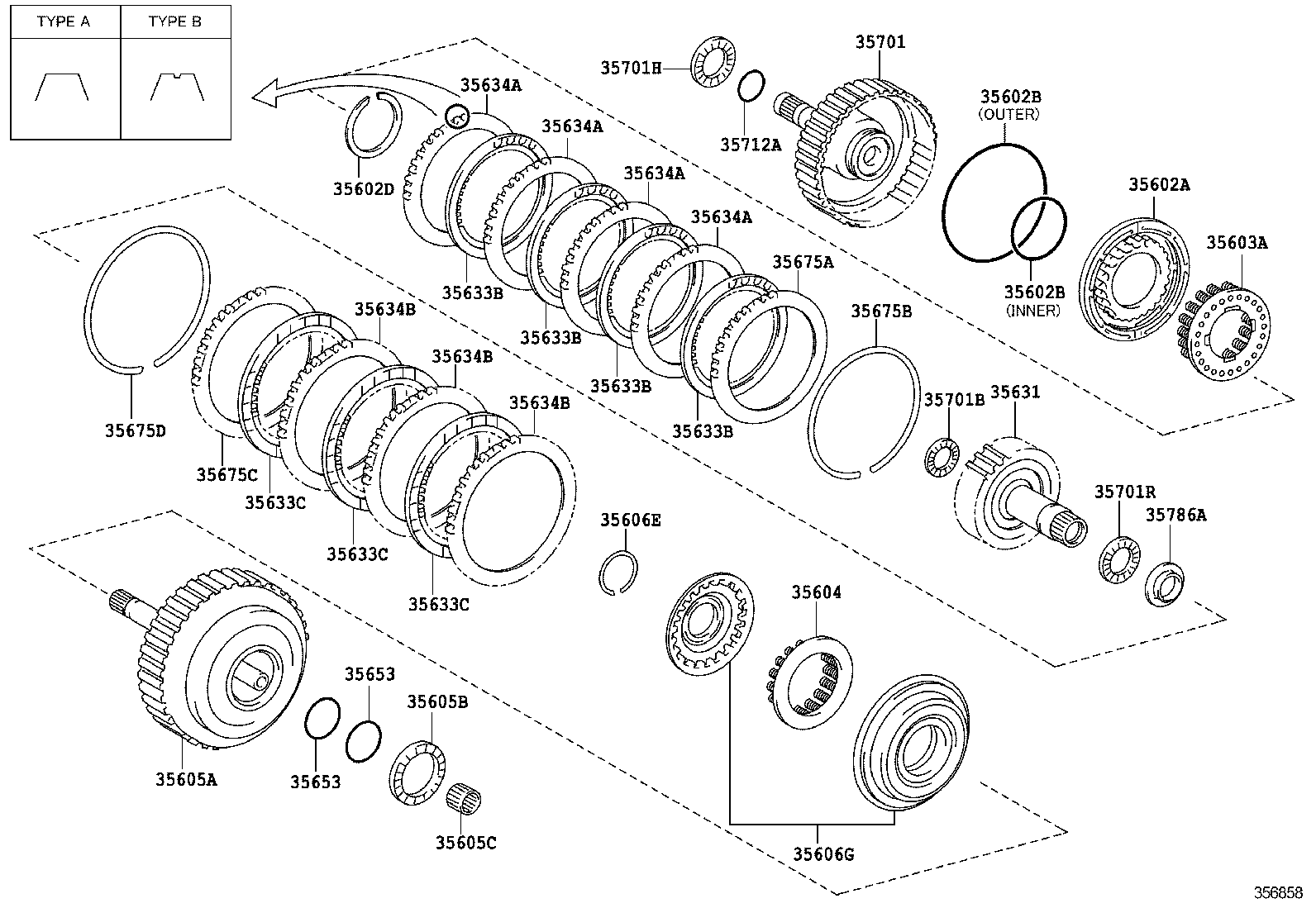  AVENSIS |  BRAKE BAND MULTIPLE DISC CLUTCH ATM