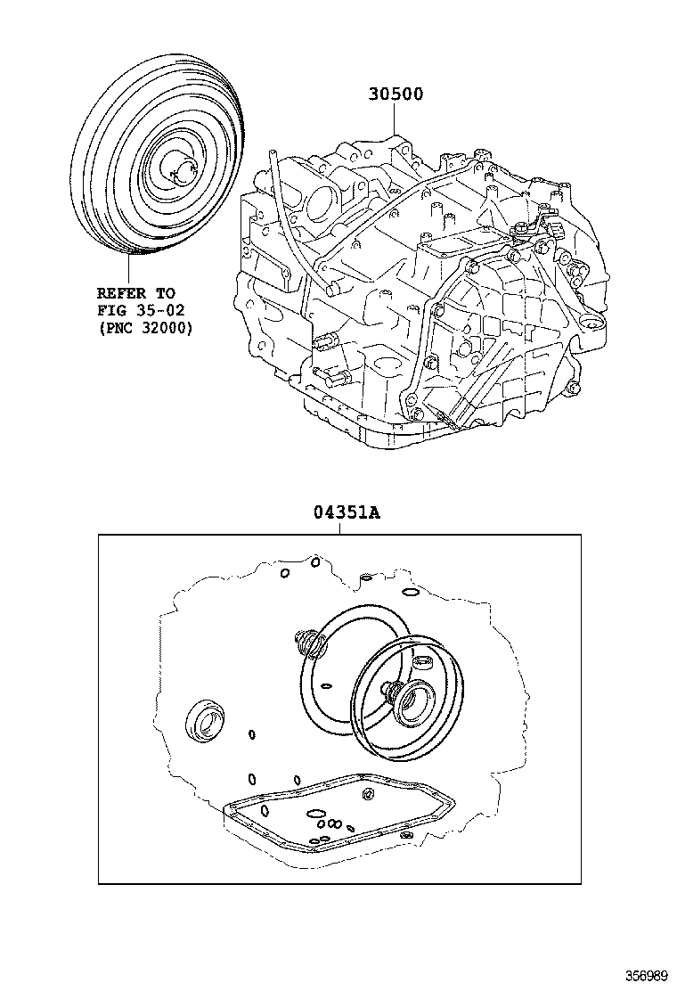  RAV4 |  TRANSAXLE OR TRANSMISSION ASSY GASKET KIT ATM