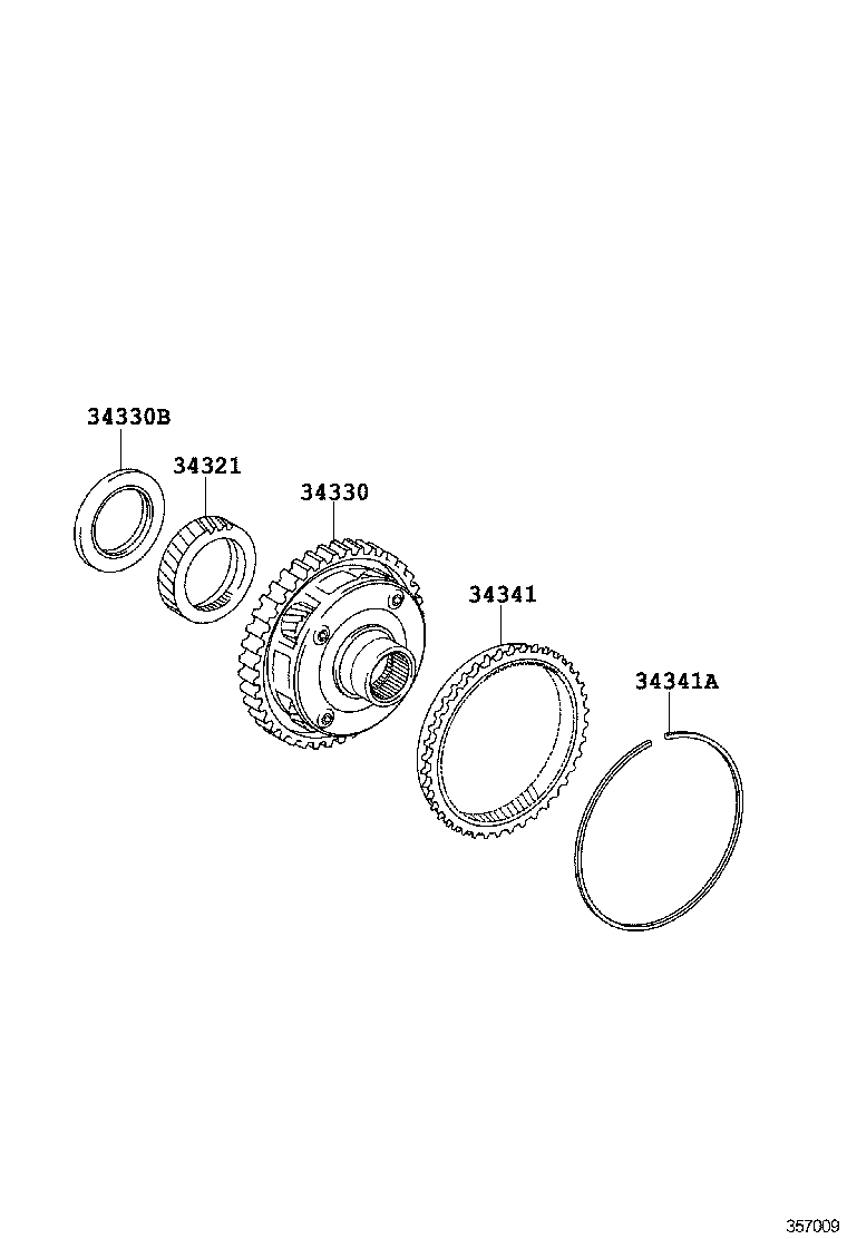  RX270 350 450H |  OVERDRIVE GEAR ATM