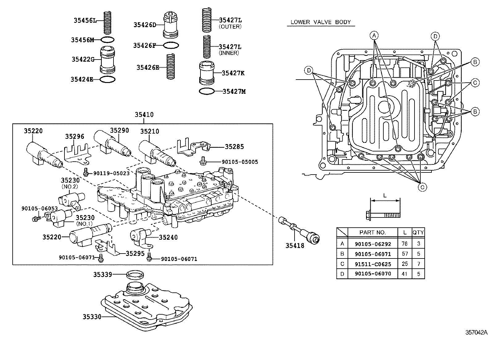  RAV4 |  VALVE BODY OIL STRAINER ATM