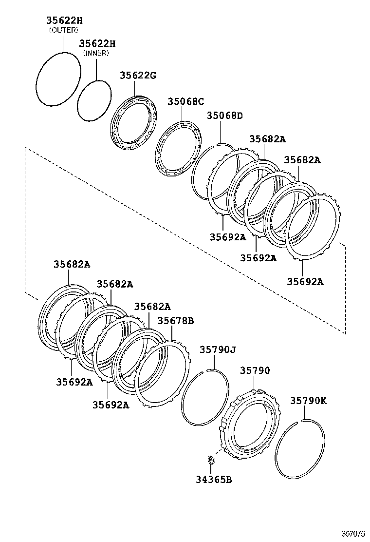  RX270 350 450H |  CENTER SUPPORT PLANETARY SUN GEAR ATM