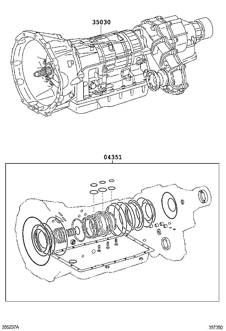  GS30 35 43 460 |  TRANSAXLE OR TRANSMISSION ASSY GASKET KIT ATM