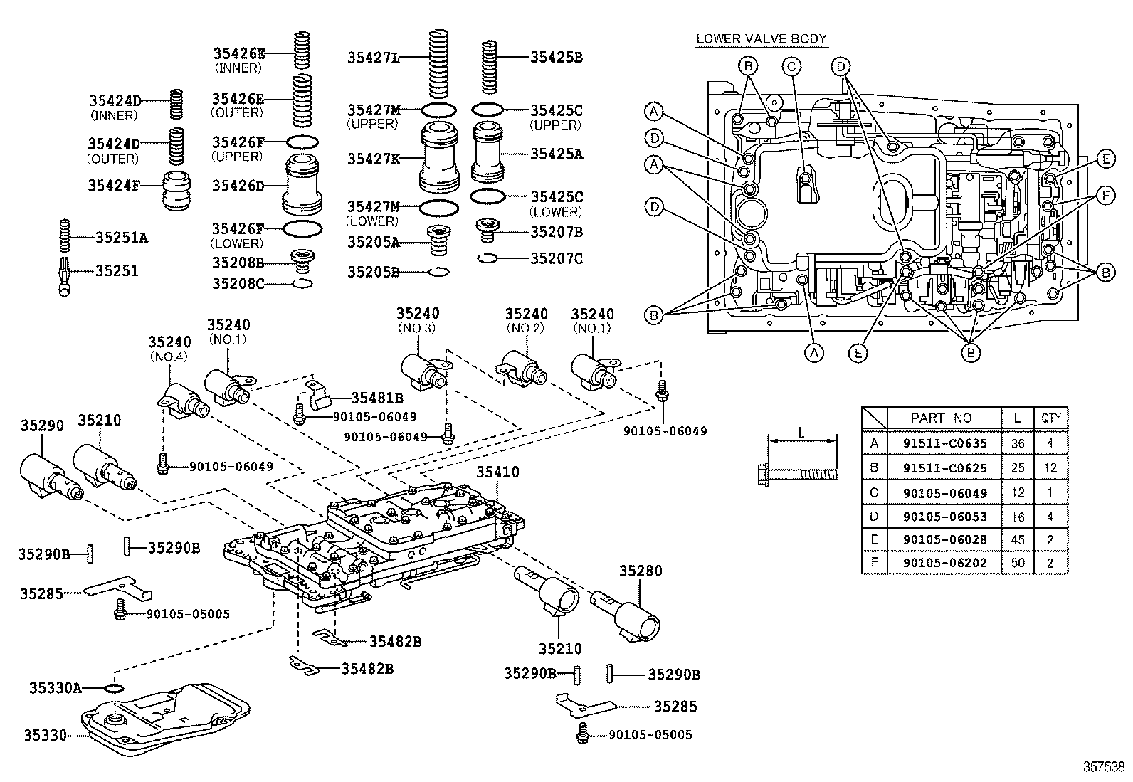  GX460 |  VALVE BODY OIL STRAINER ATM