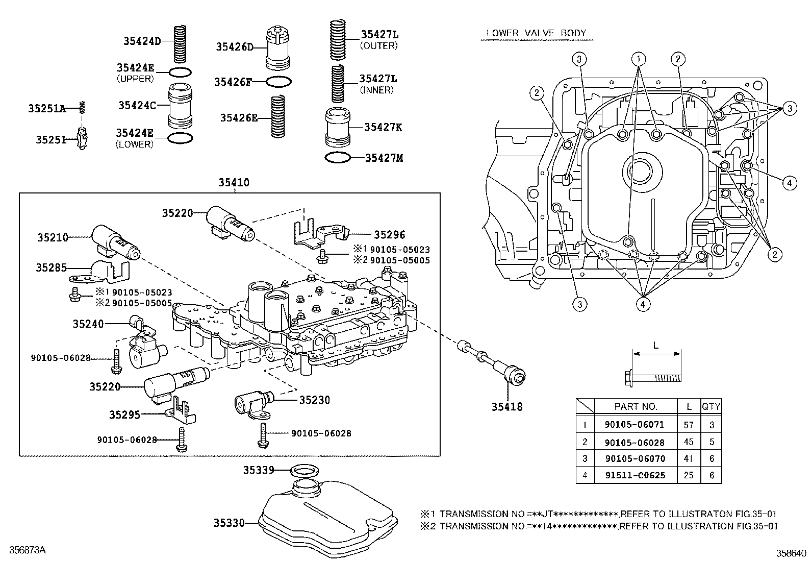  AVENSIS |  VALVE BODY OIL STRAINER ATM