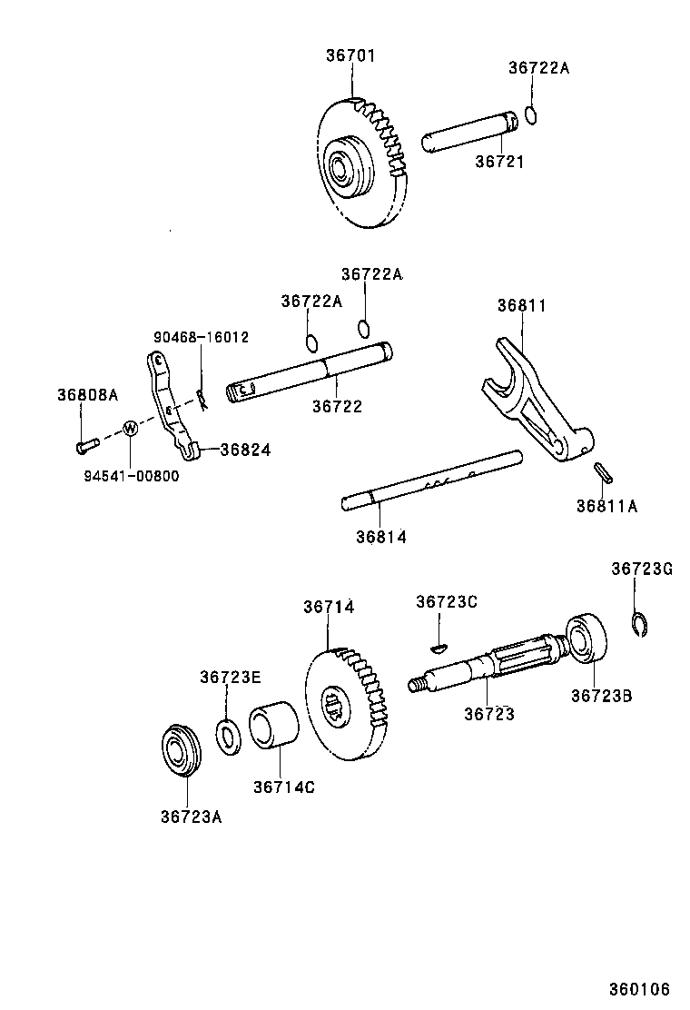  LAND CRUISER 70 |  POWER TAKE OFF CASE GEAR