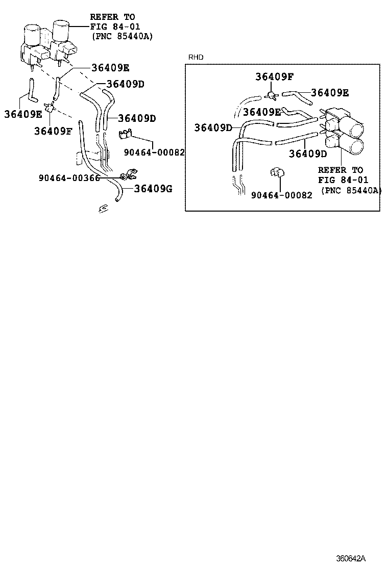  LAND CRUISER 70 |  TRANSFER VACUUM PIPING