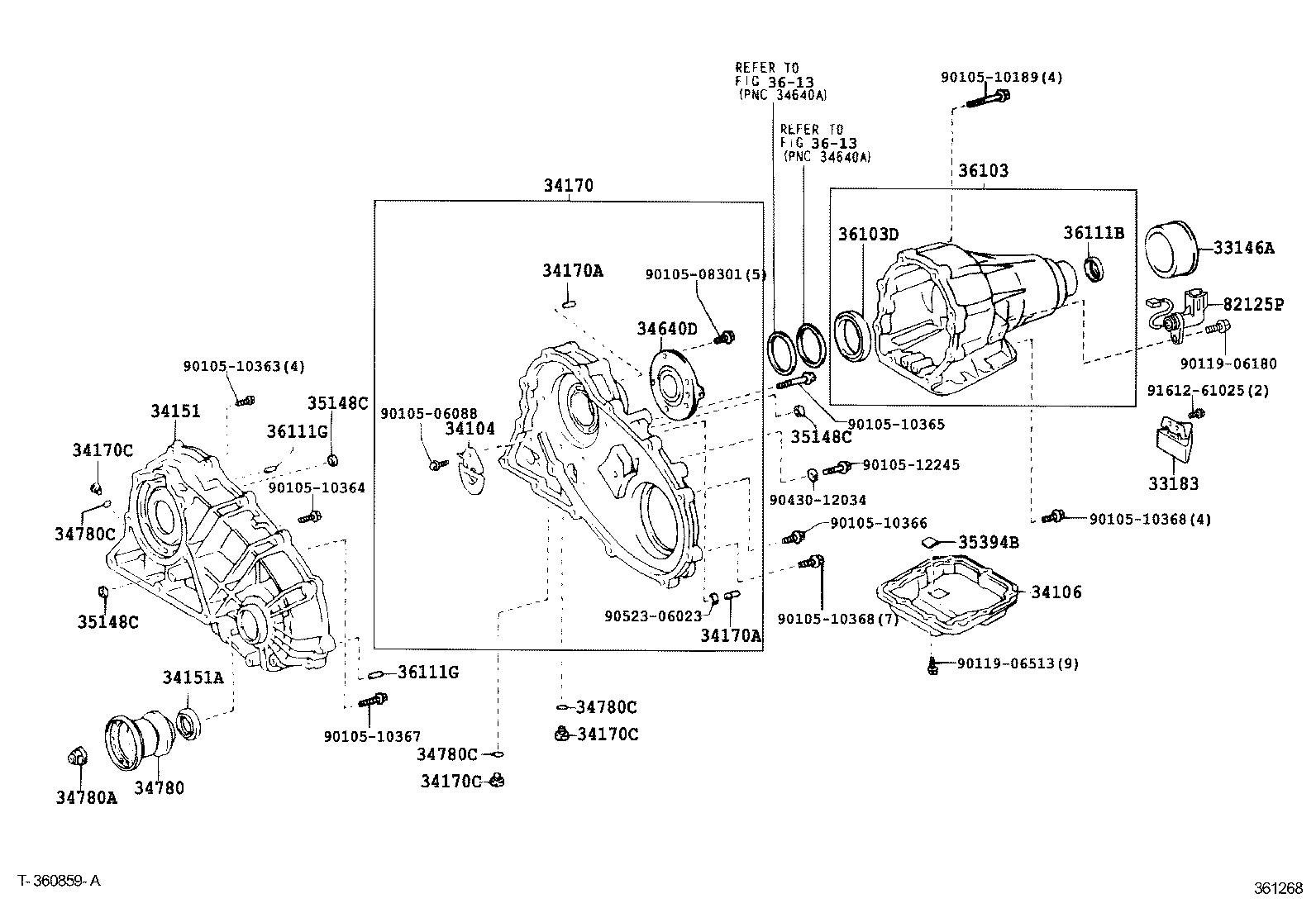  GS30 35 43 460 |  TRANSFER CASE EXTENSION HOUSING