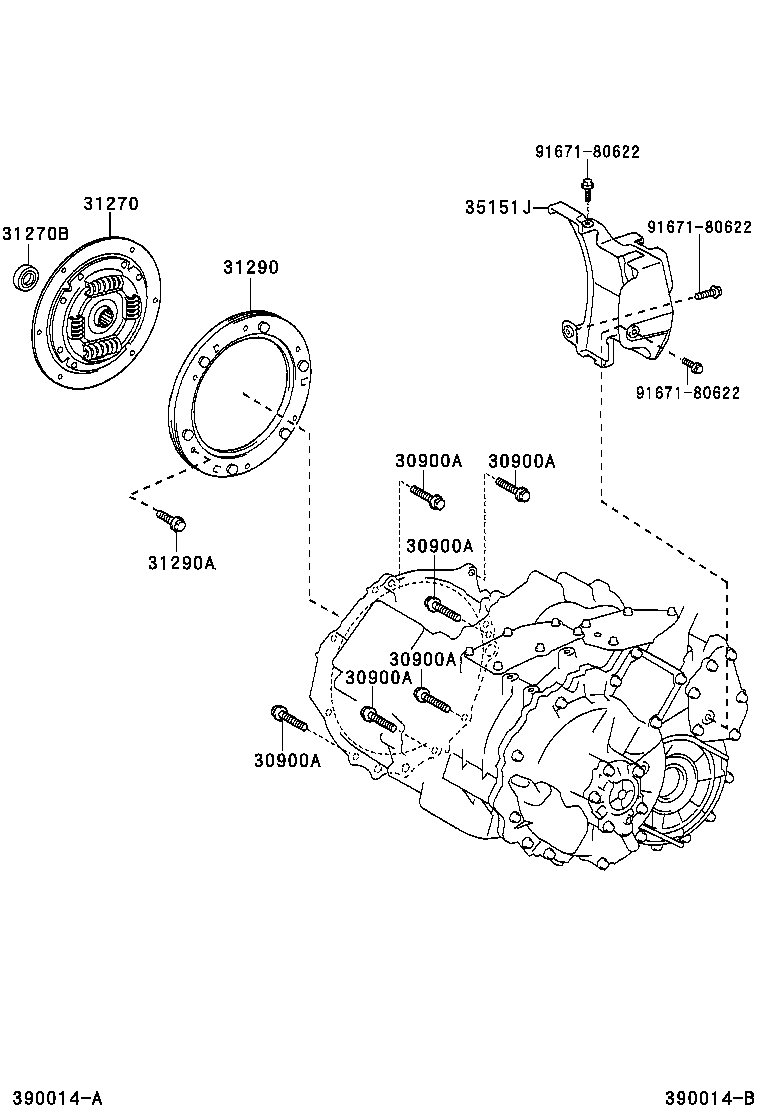  PRIUS |  TRANSAXLE ASSY HYBRID VEHICLE