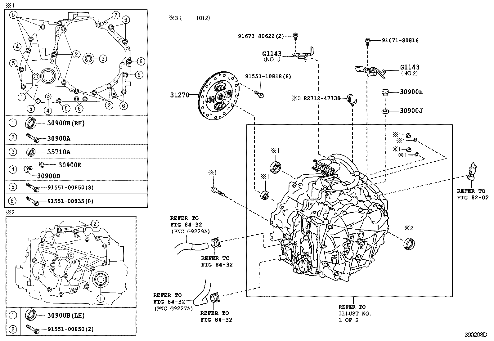  AURIS HYBRID UKP |  TRANSAXLE ASSY HYBRID VEHICLE