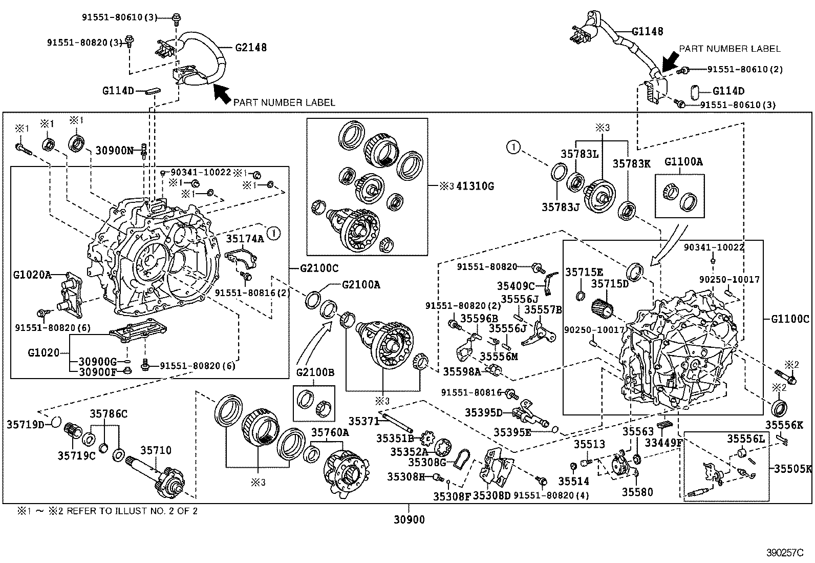  AURIS HYBRID UKP |  TRANSAXLE ASSY HYBRID VEHICLE