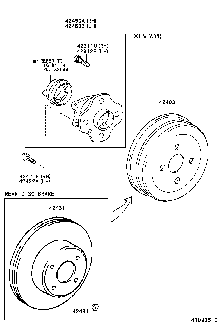  YARIS |  REAR AXLE SHAFT HUB