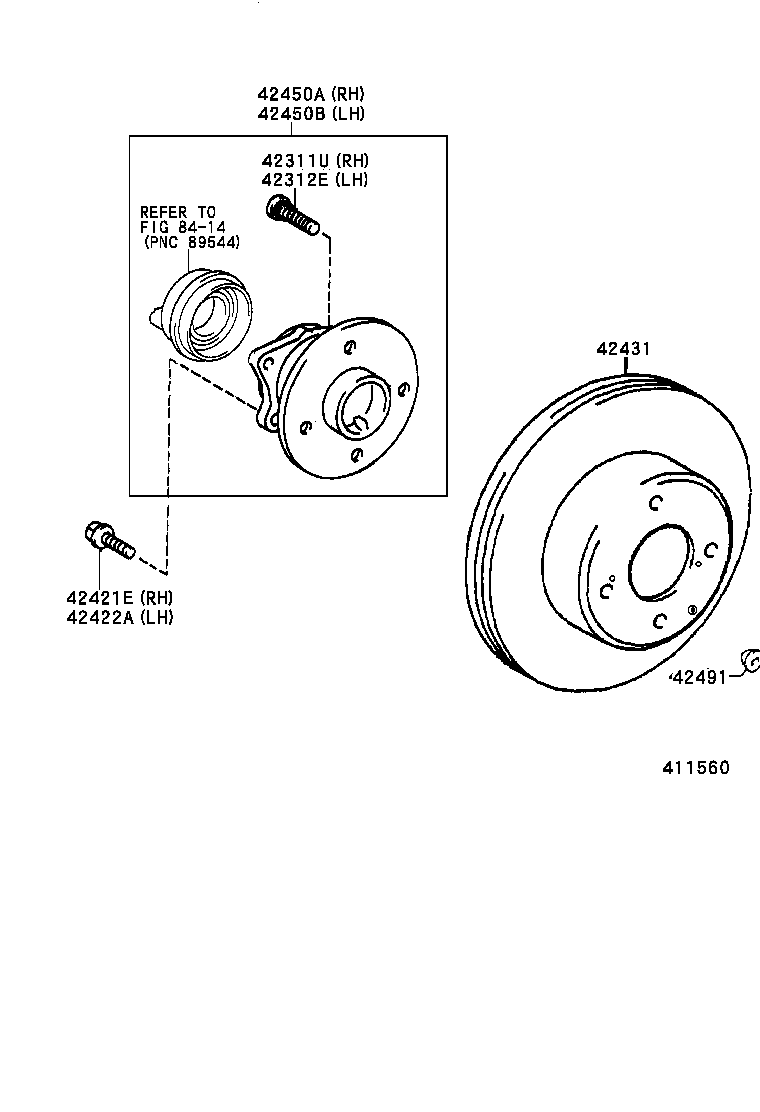  COROLLA |  REAR AXLE SHAFT HUB