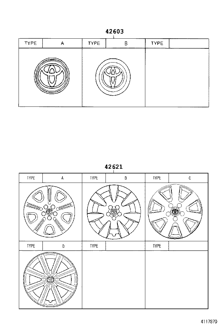  AVENSIS |  DISC WHEEL WHEEL CAP