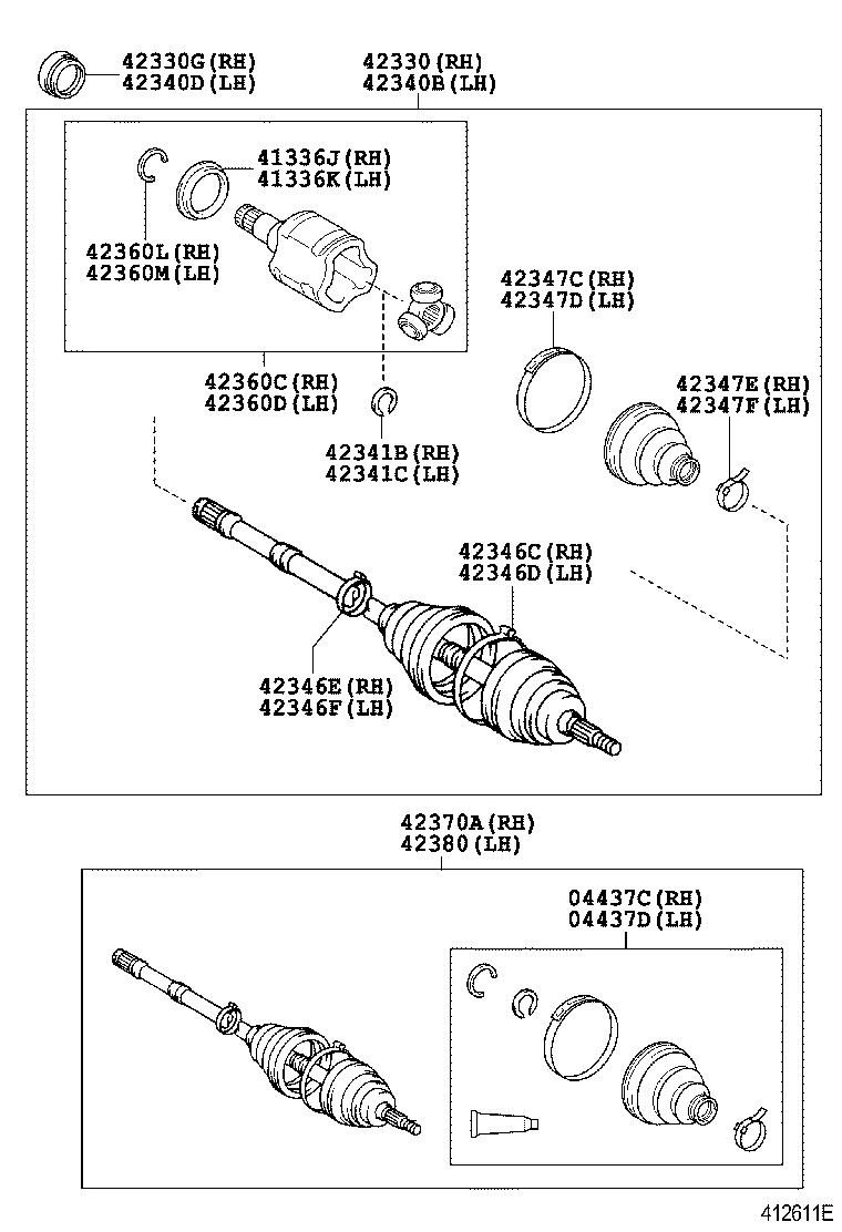  URBAN CRUISER |  REAR AXLE SHAFT HUB