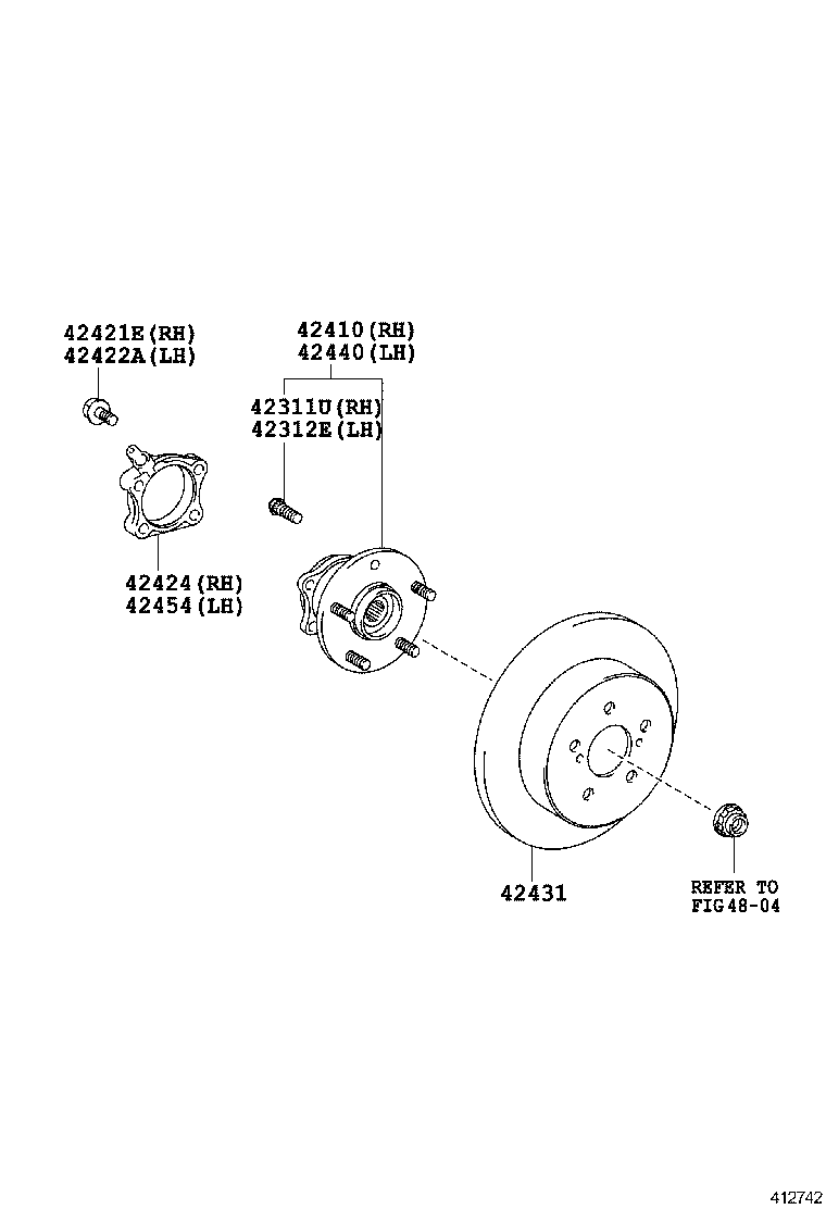 URBAN CRUISER |  REAR AXLE SHAFT HUB