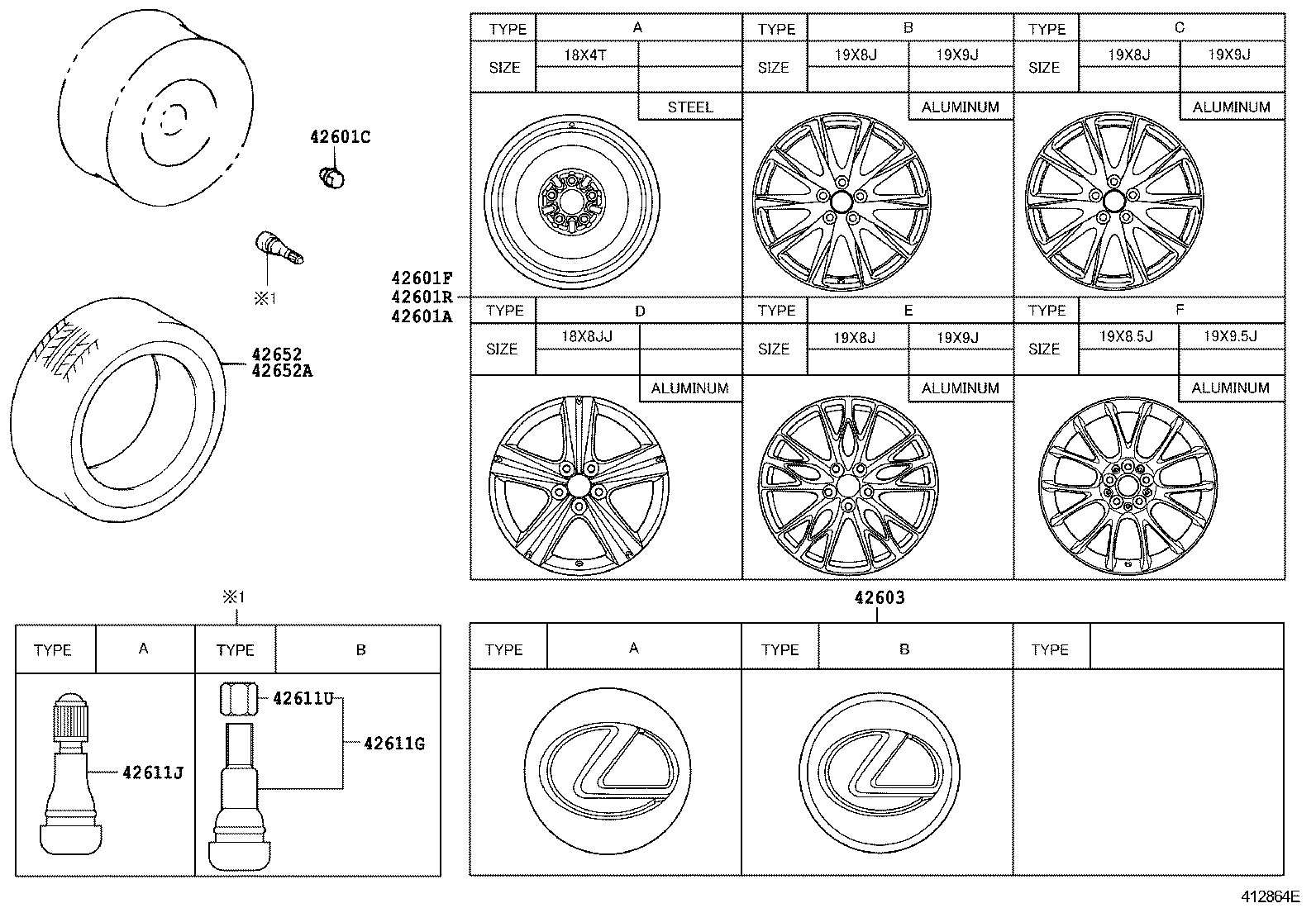  IS F |  DISC WHEEL WHEEL CAP