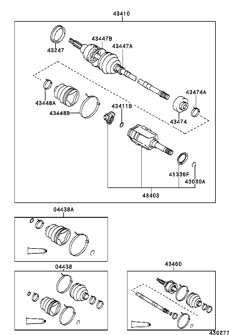  STARLET |  FRONT DRIVE SHAFT