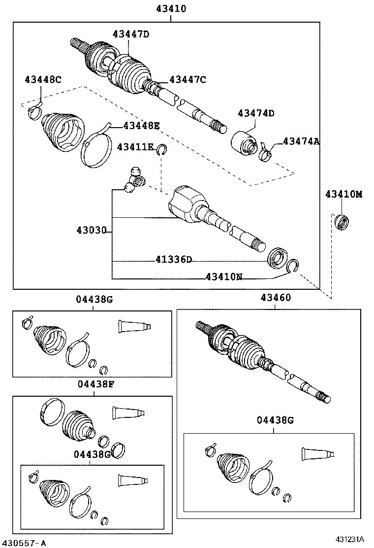  PRIUS |  FRONT DRIVE SHAFT