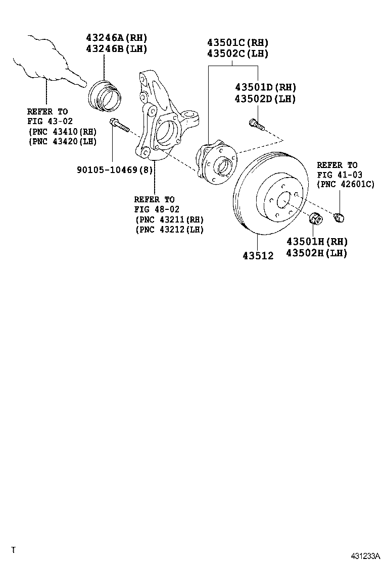  PRIUS |  FRONT AXLE HUB