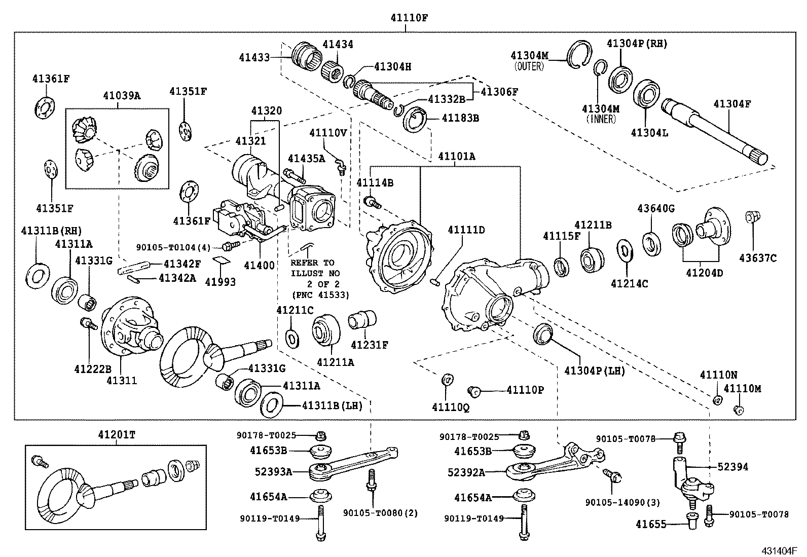  HILUX |  FRONT AXLE HOUSING DIFFERENTIAL