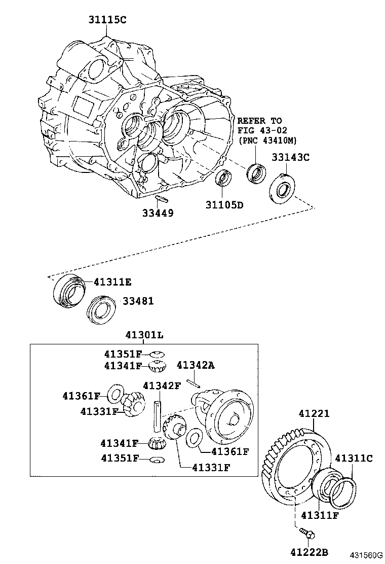  RAV4 |  FRONT AXLE HOUSING DIFFERENTIAL