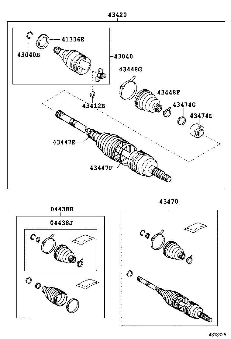  AURIS HYBRID UKP |  FRONT DRIVE SHAFT