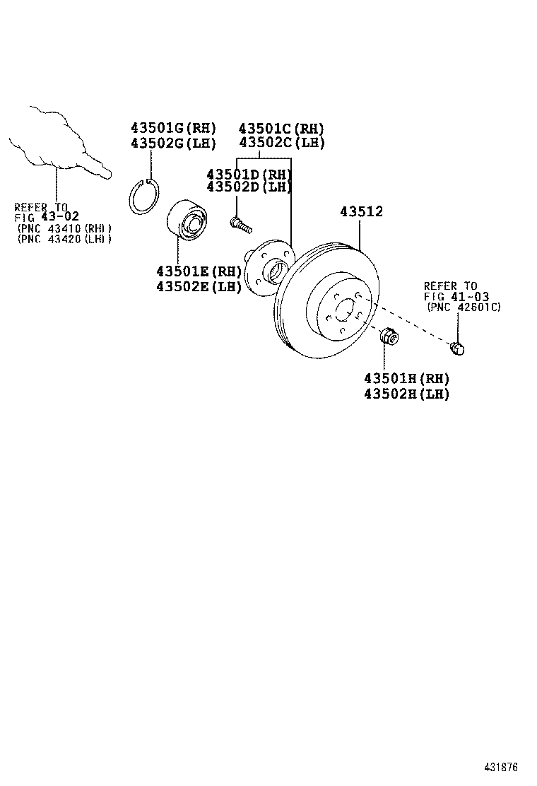  URBAN CRUISER |  FRONT AXLE HUB