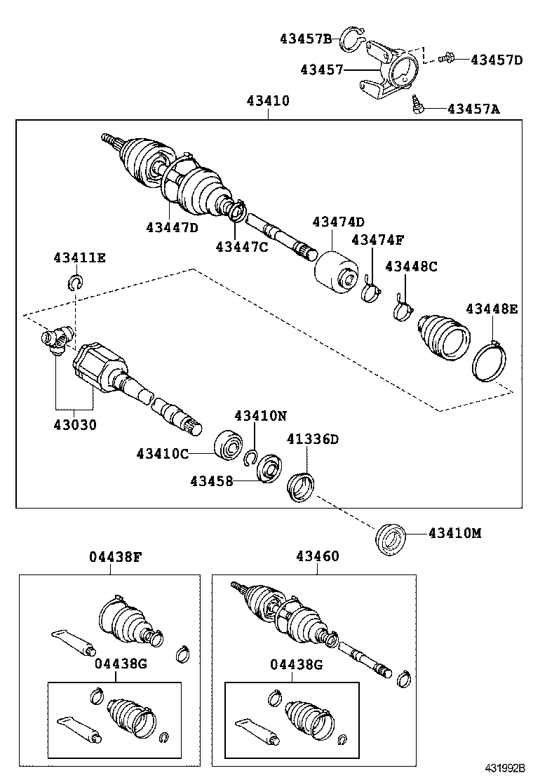  CAMRY |  FRONT DRIVE SHAFT