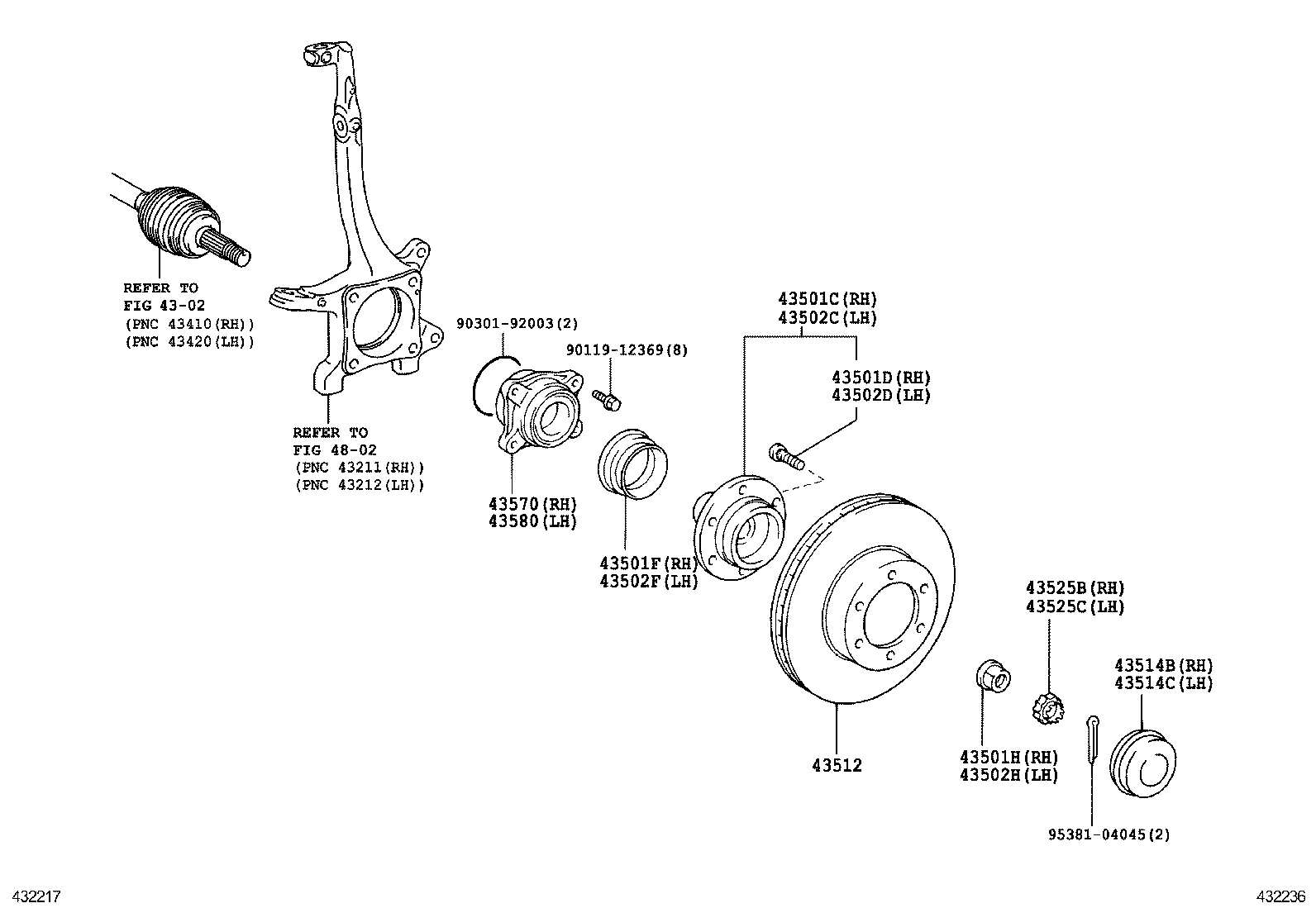  LAND CRUISER 150 |  FRONT AXLE HUB