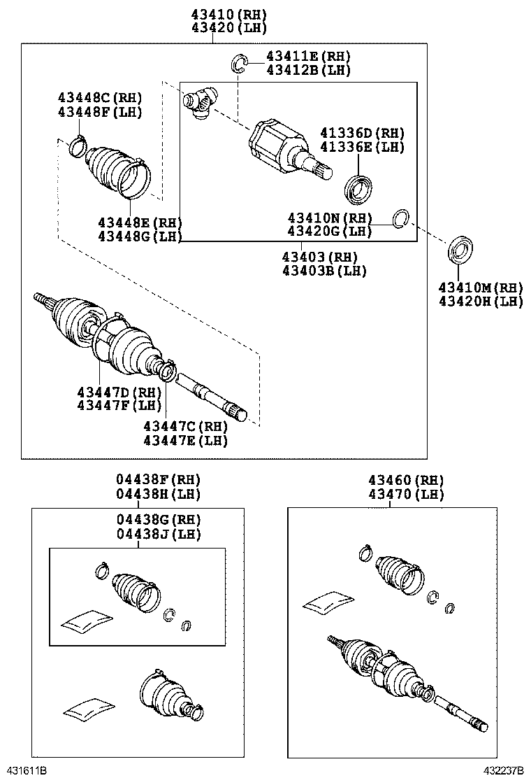  LAND CRUISER 150 |  FRONT DRIVE SHAFT