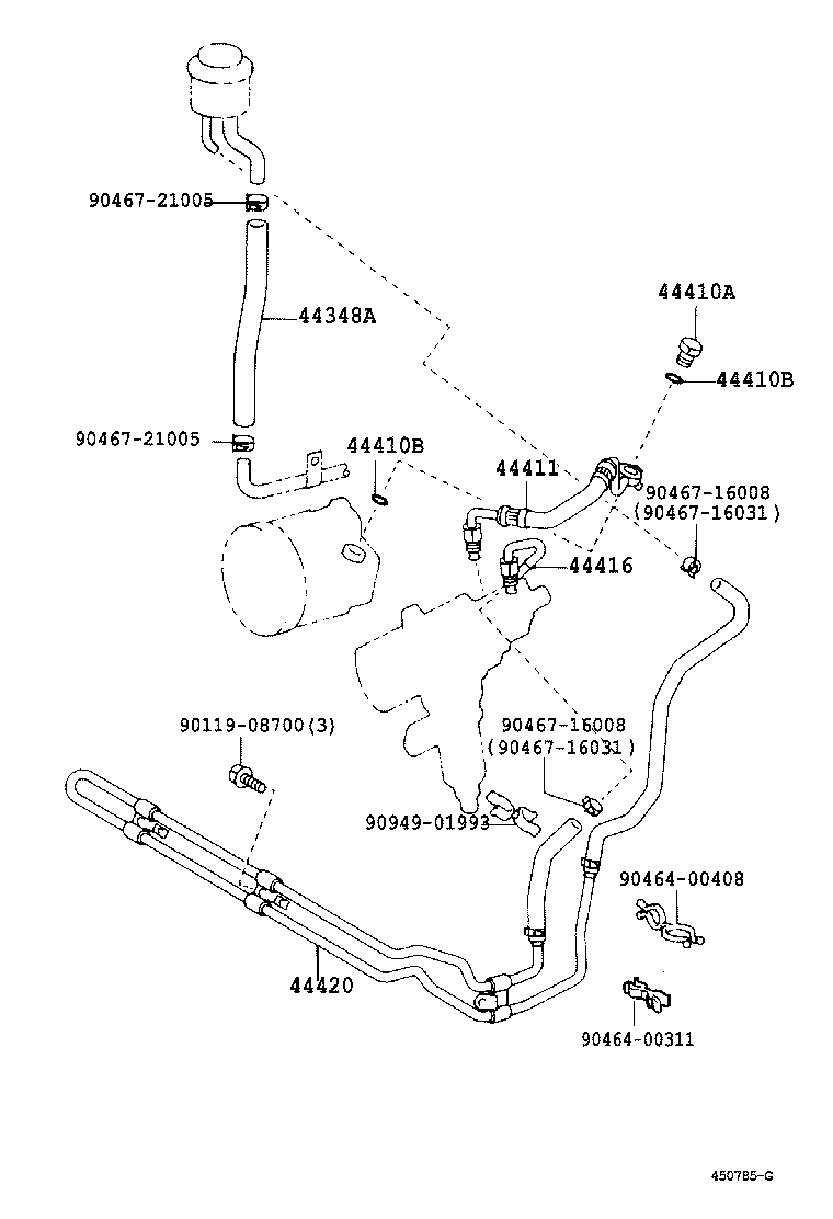  LAND CRUISER 70 |  POWER STEERING TUBE
