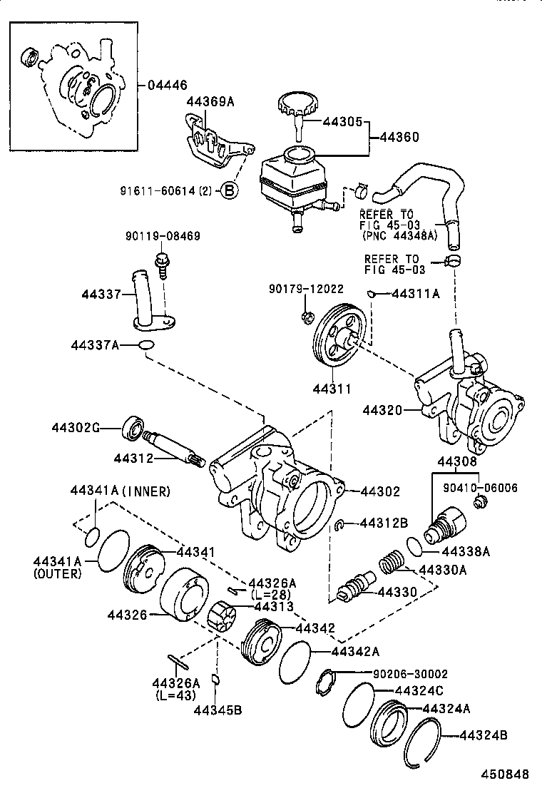  PICNIC |  VANE PUMP RESERVOIR POWER STEERING