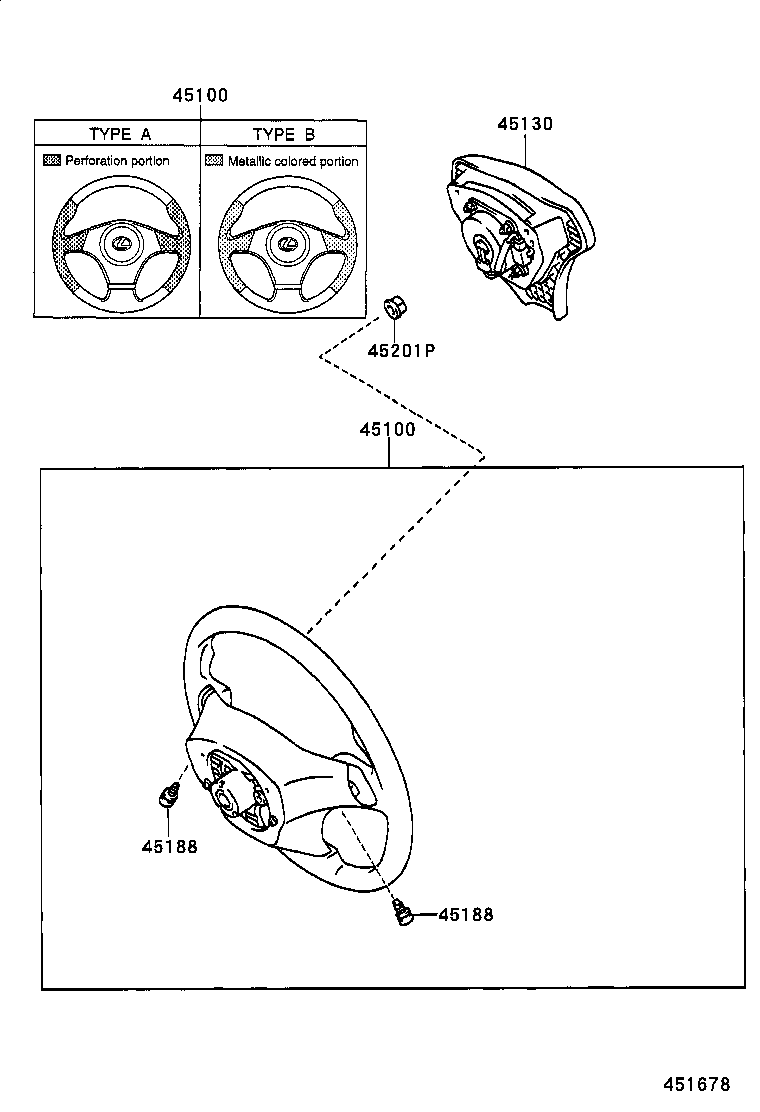  IS200 300 |  STEERING WHEEL