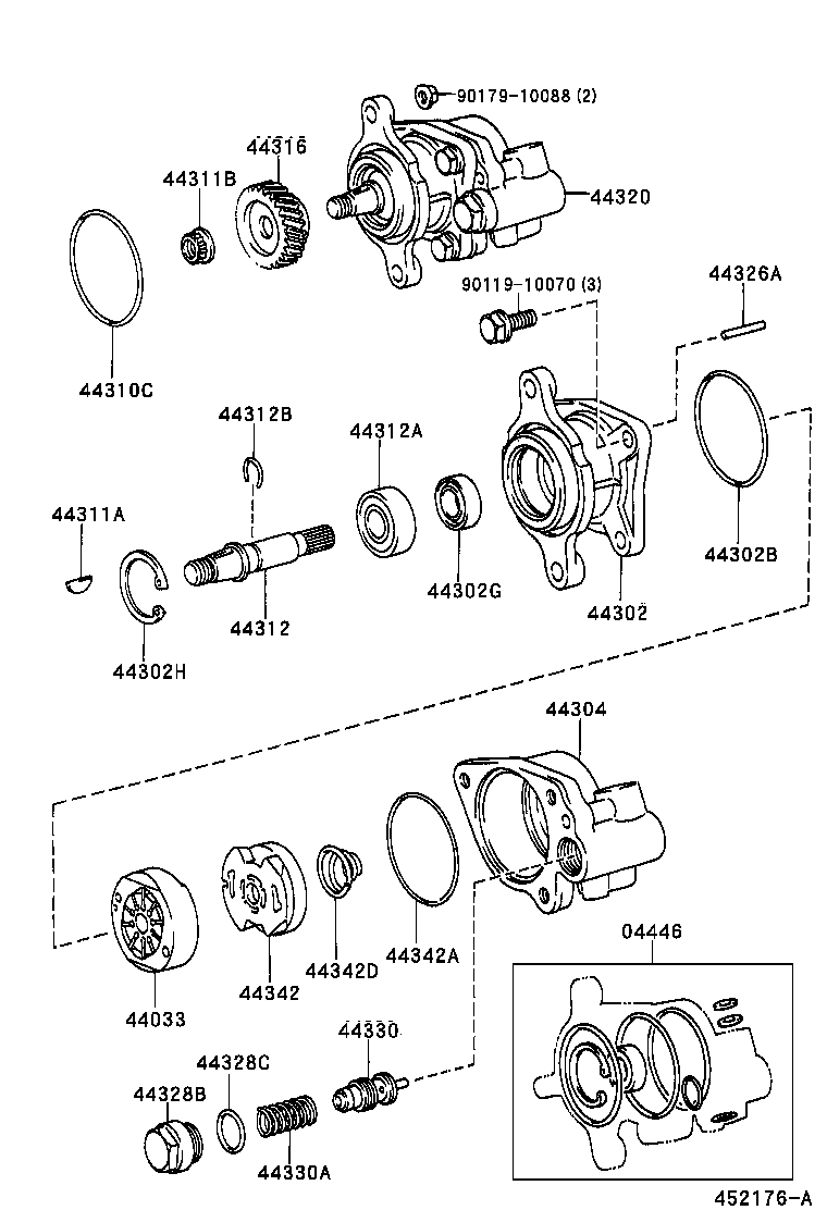  LAND CRUISER 70 |  VANE PUMP RESERVOIR POWER STEERING