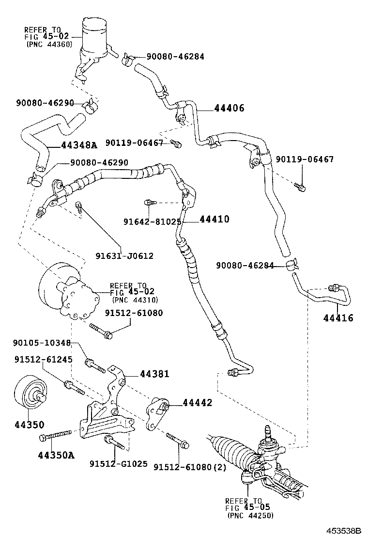  AVENSIS |  POWER STEERING TUBE