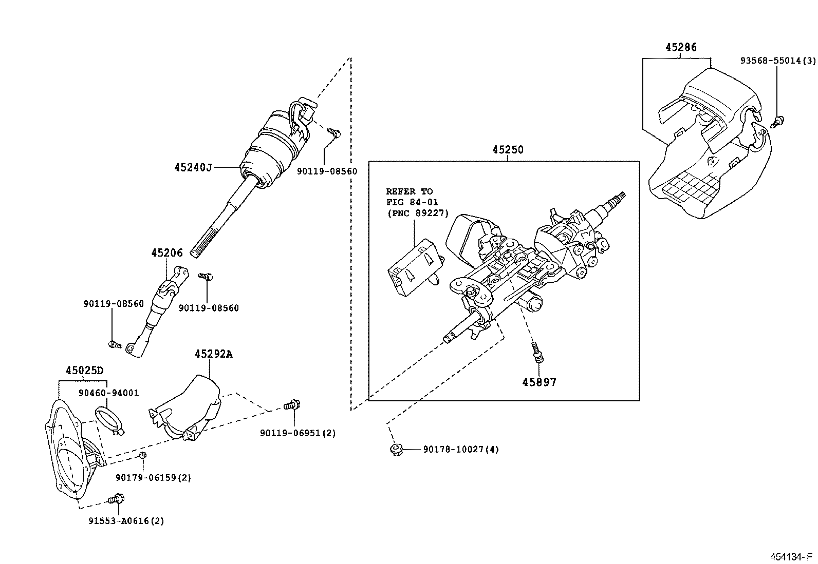  GS30 35 43 460 |  STEERING COLUMN SHAFT