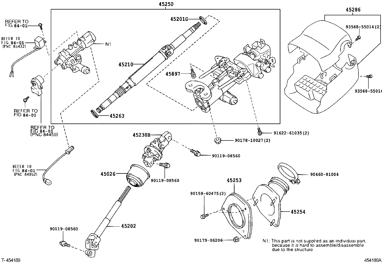  RX400H |  STEERING COLUMN SHAFT