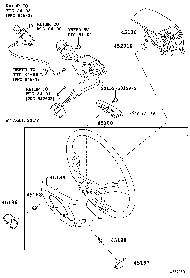  RX270 350 450H |  STEERING WHEEL