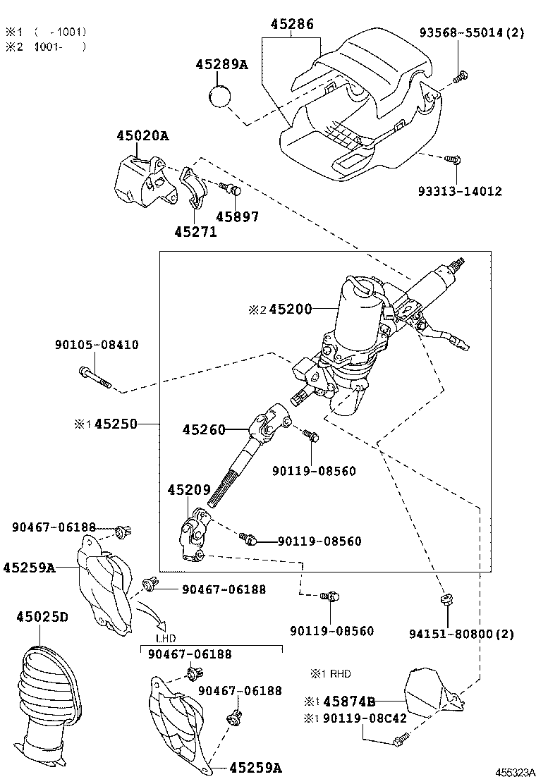  URBAN CRUISER |  STEERING COLUMN SHAFT