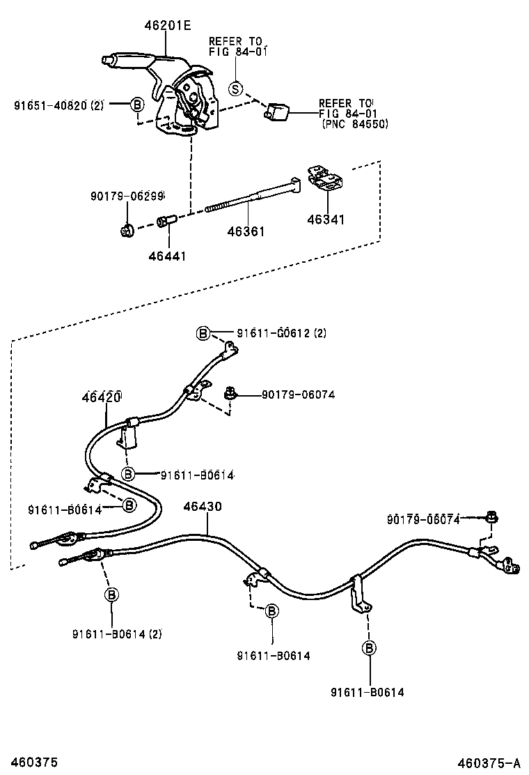  YARIS |  PARKING BRAKE CABLE