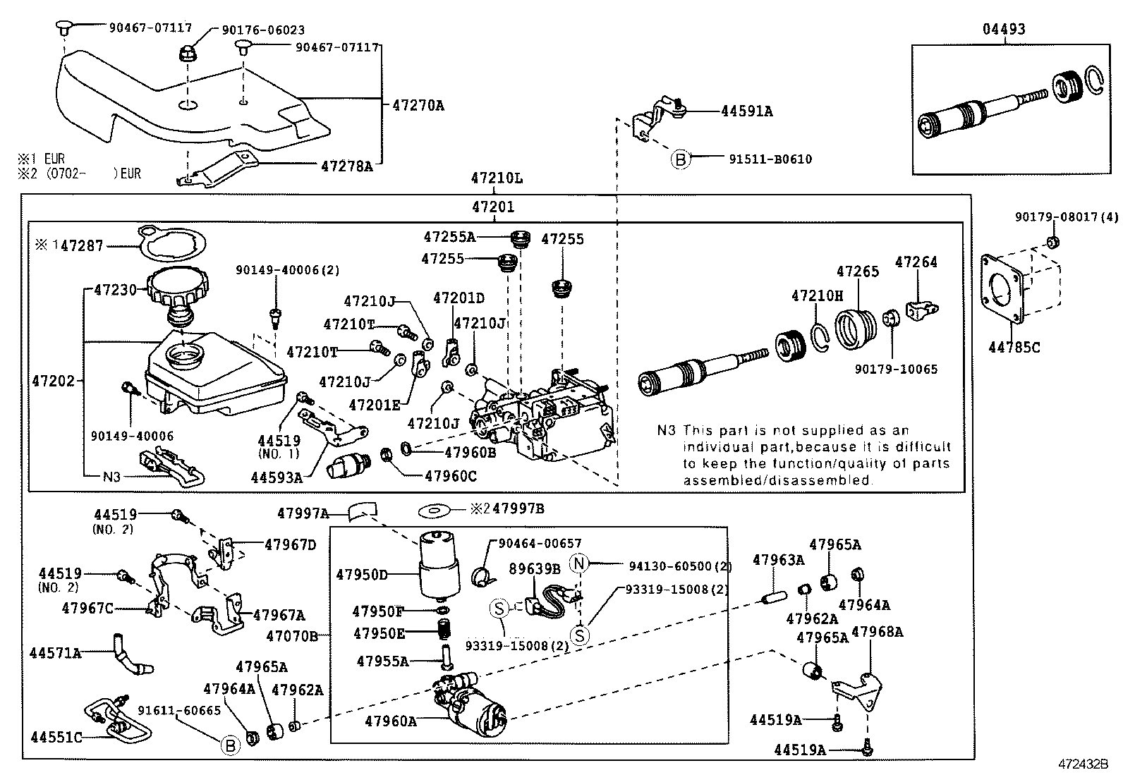  SC430 |  BRAKE MASTER CYLINDER