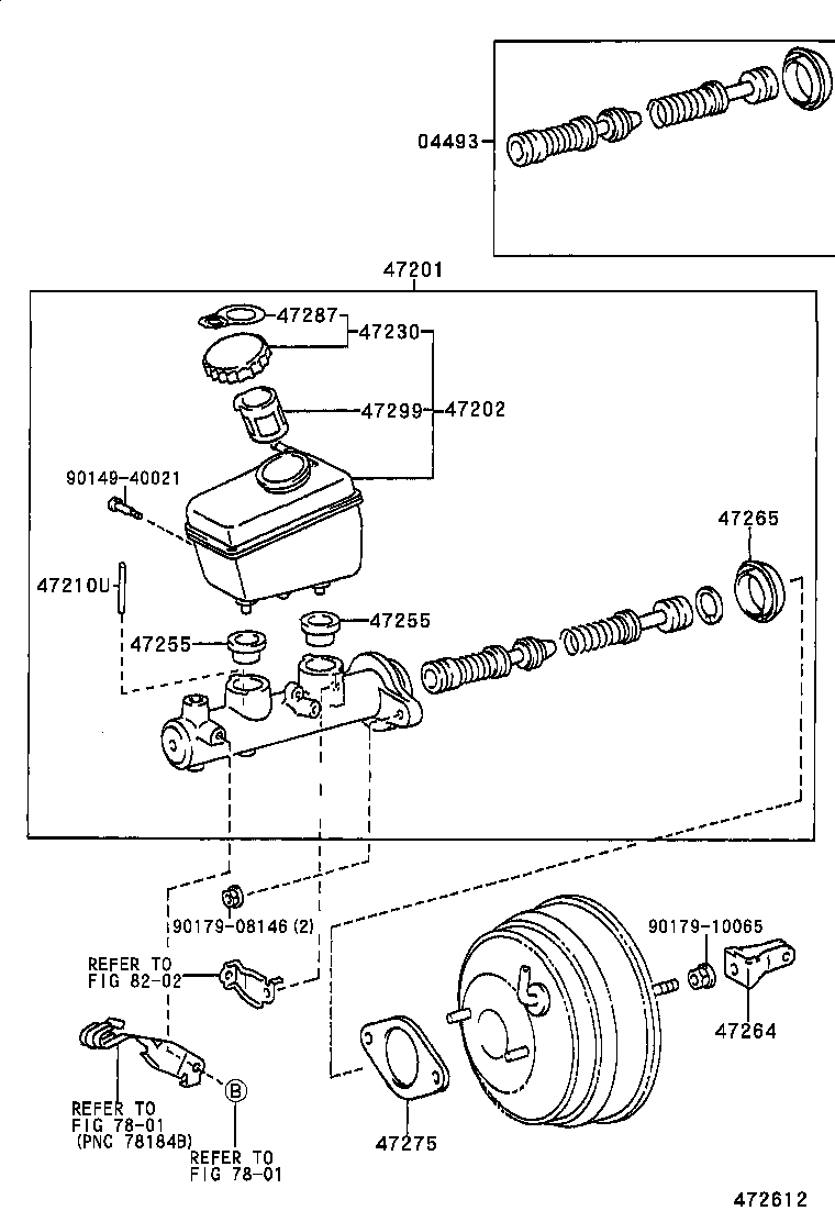  IS200 300 |  BRAKE MASTER CYLINDER