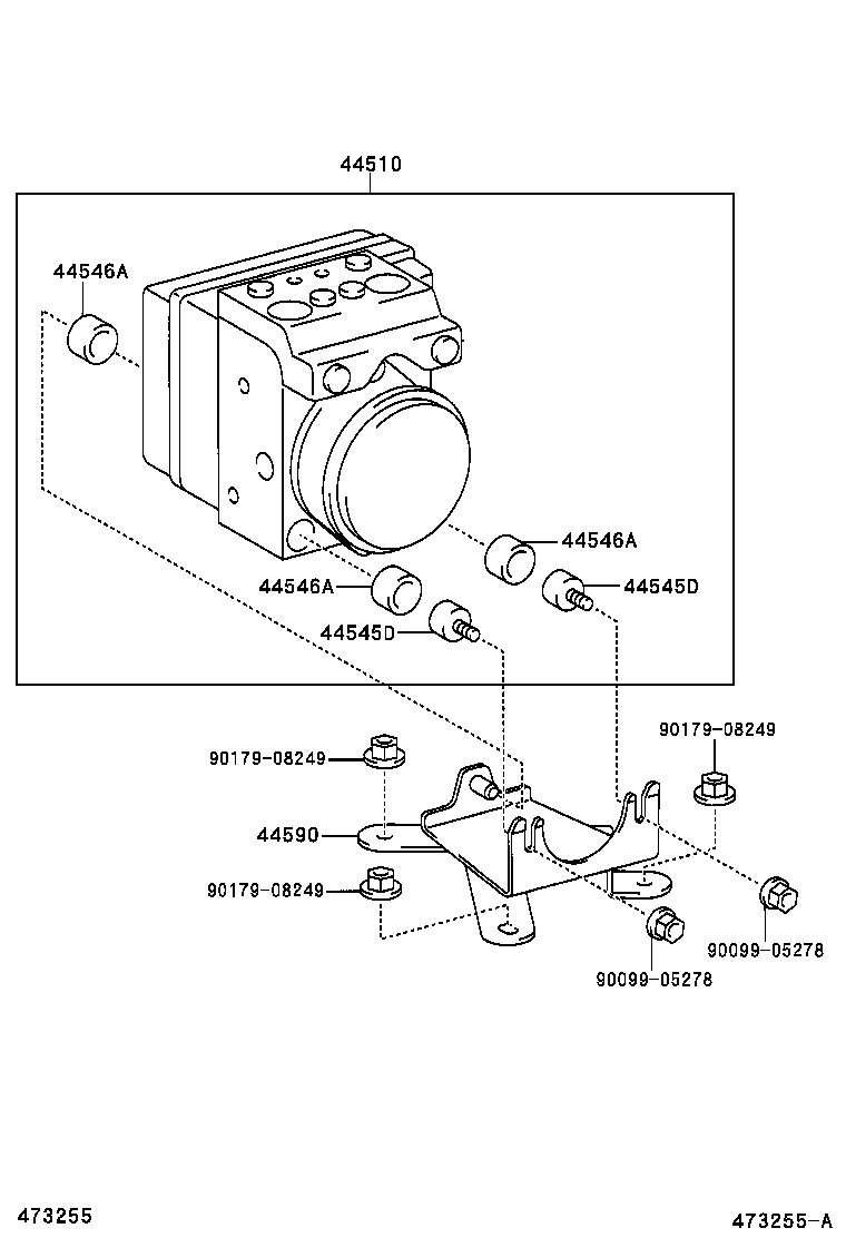  LAND CRUISER 120 |  BRAKE TUBE CLAMP