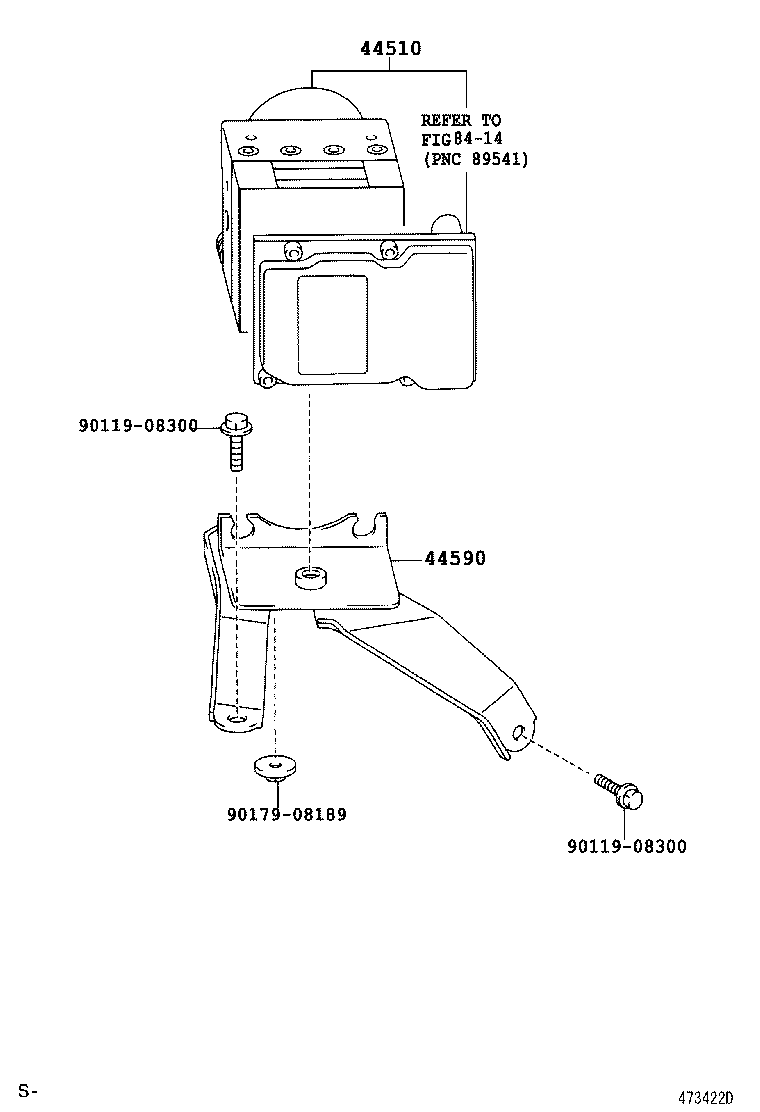  AVENSIS |  BRAKE TUBE CLAMP