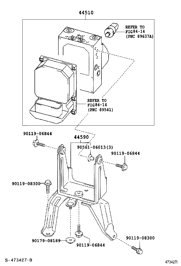  AVENSIS |  BRAKE TUBE CLAMP