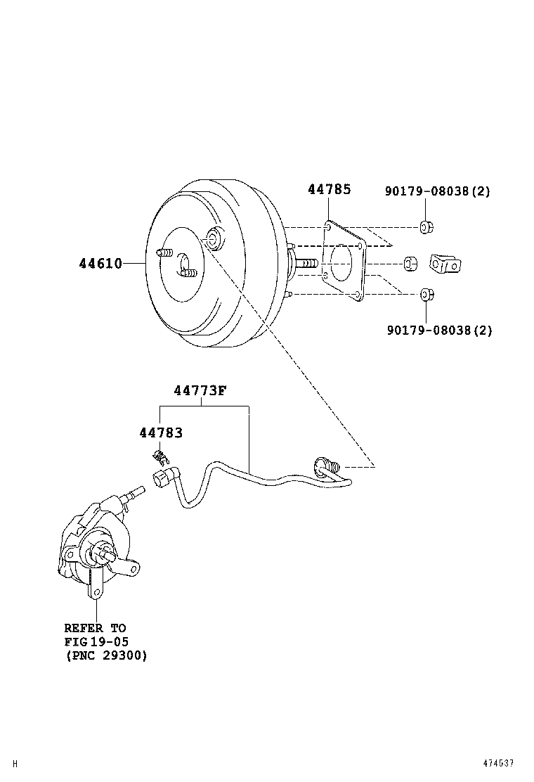  AVENSIS |  BRAKE BOOSTER VACUUM TUBE