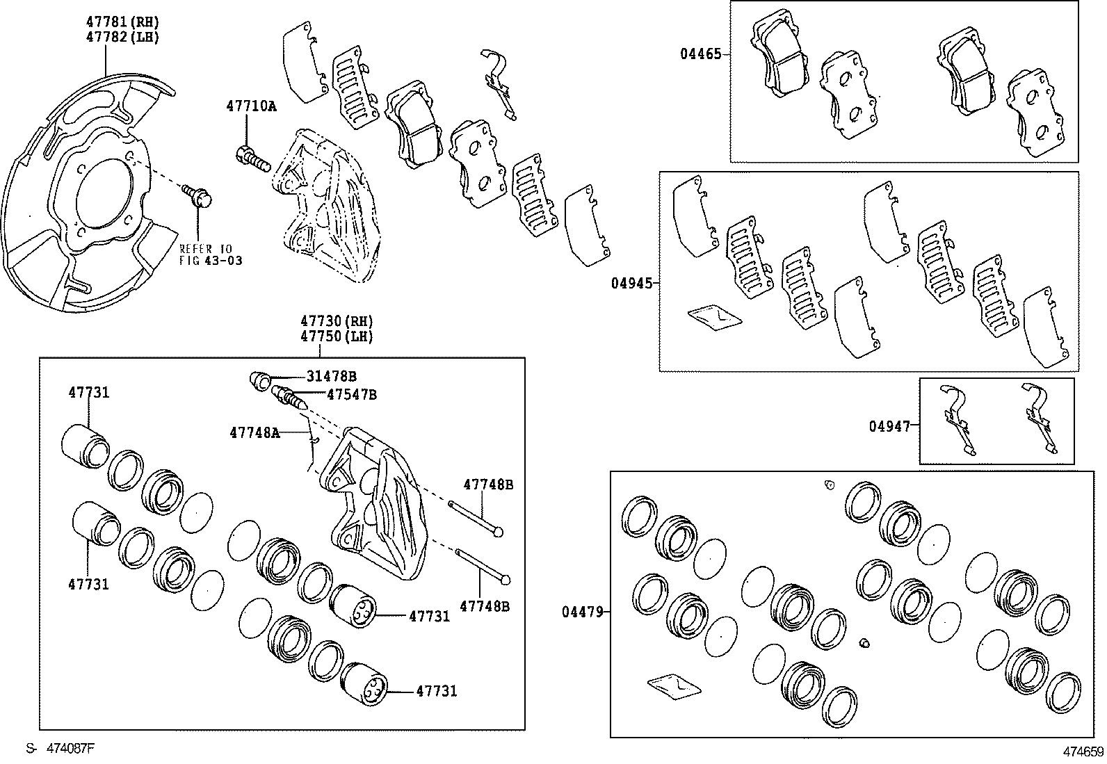  HILUX |  FRONT DISC BRAKE CALIPER DUST COVER