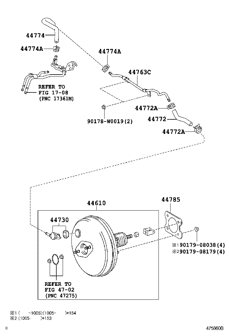  AURIS HYBRID UKP |  BRAKE BOOSTER VACUUM TUBE